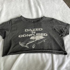 John Galt Dazed N’ Confused Cropped Tee